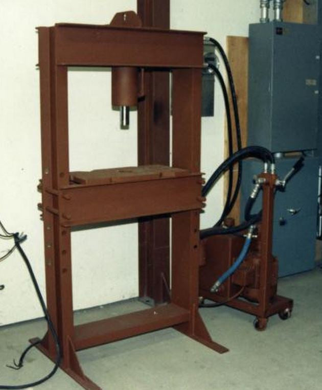 Shop Press Welding Plans (25 - 50 Ton Hydraulic) — DIY Welding Plans